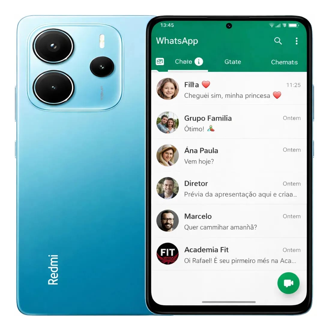 Smartphone Xiaomi Redmi Note 14 128gb 6gb Ram + Blue