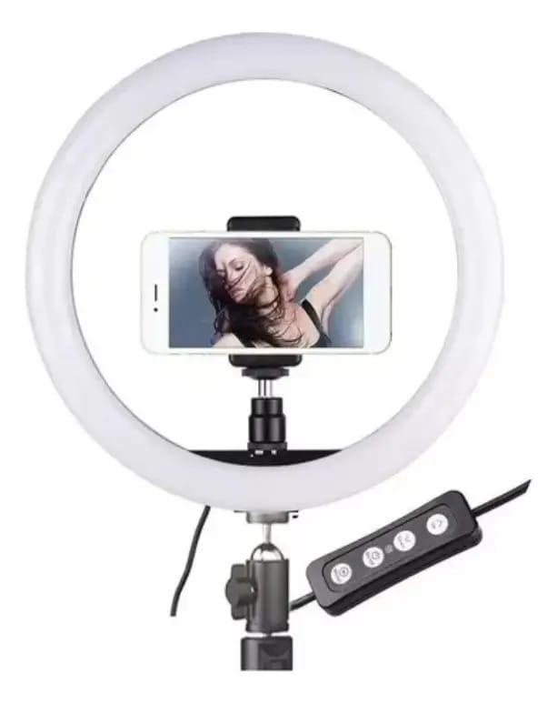 Ring Light Ring 32 cm Tripod Lighting Oms Cell Phone Frame Black Light 3 Tons