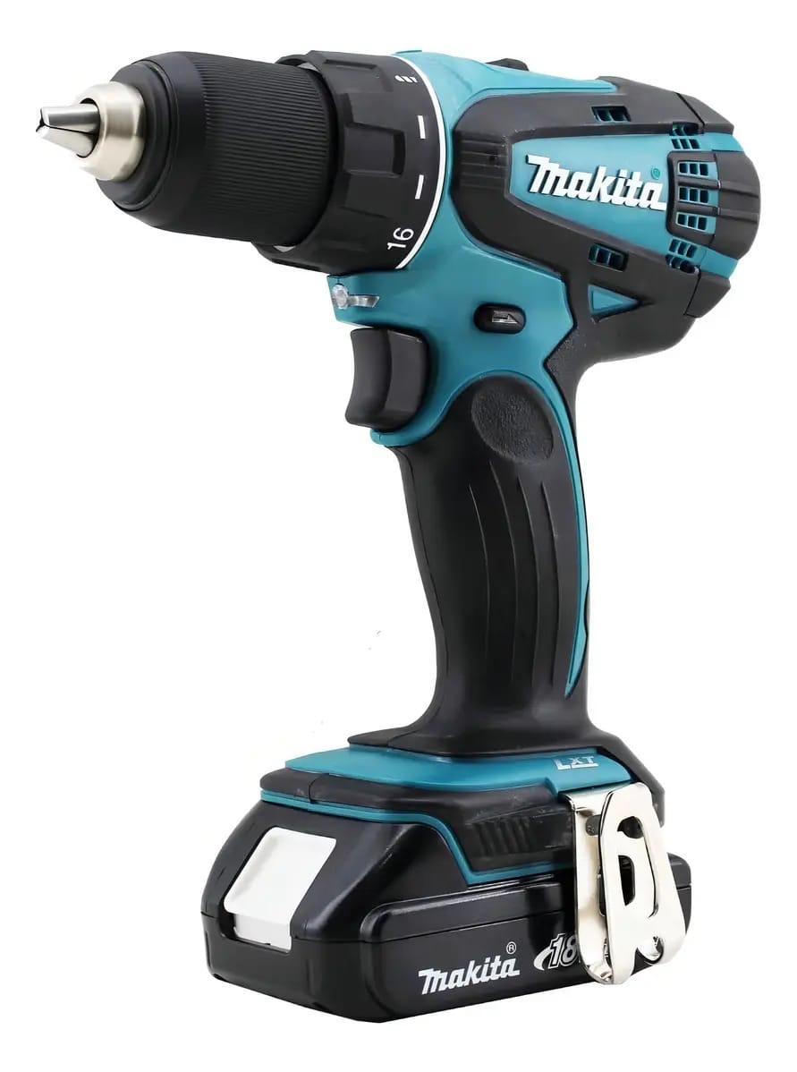 Furadeira Parafusadeira 18v Bateria Makita Ddf456 + Soprador
