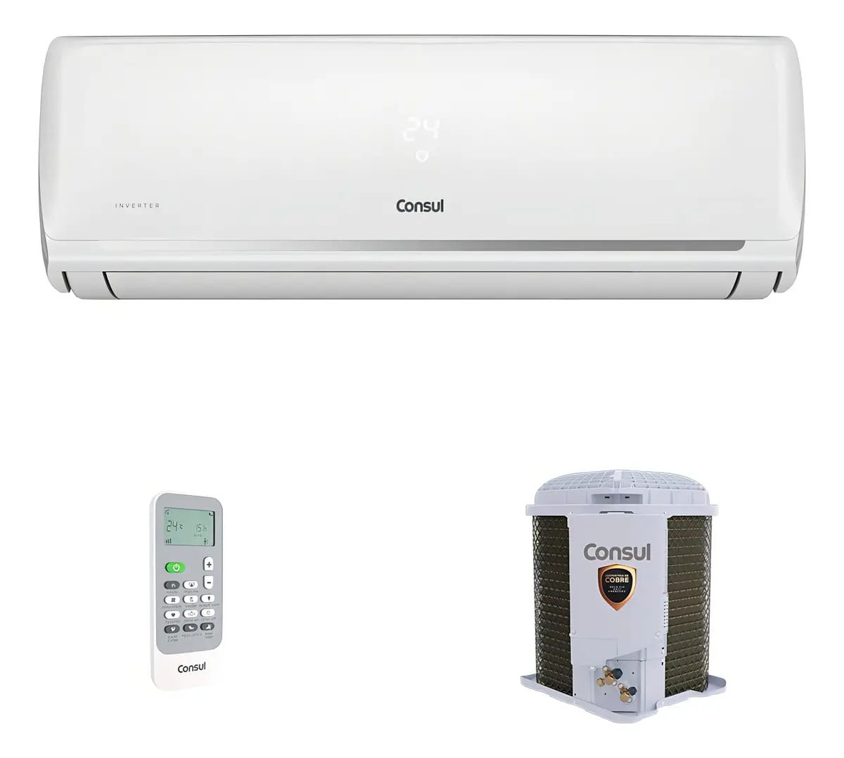 Ar-condicionado Split Consul Inverter 12000 Btus Cbr12cb Cor Branco