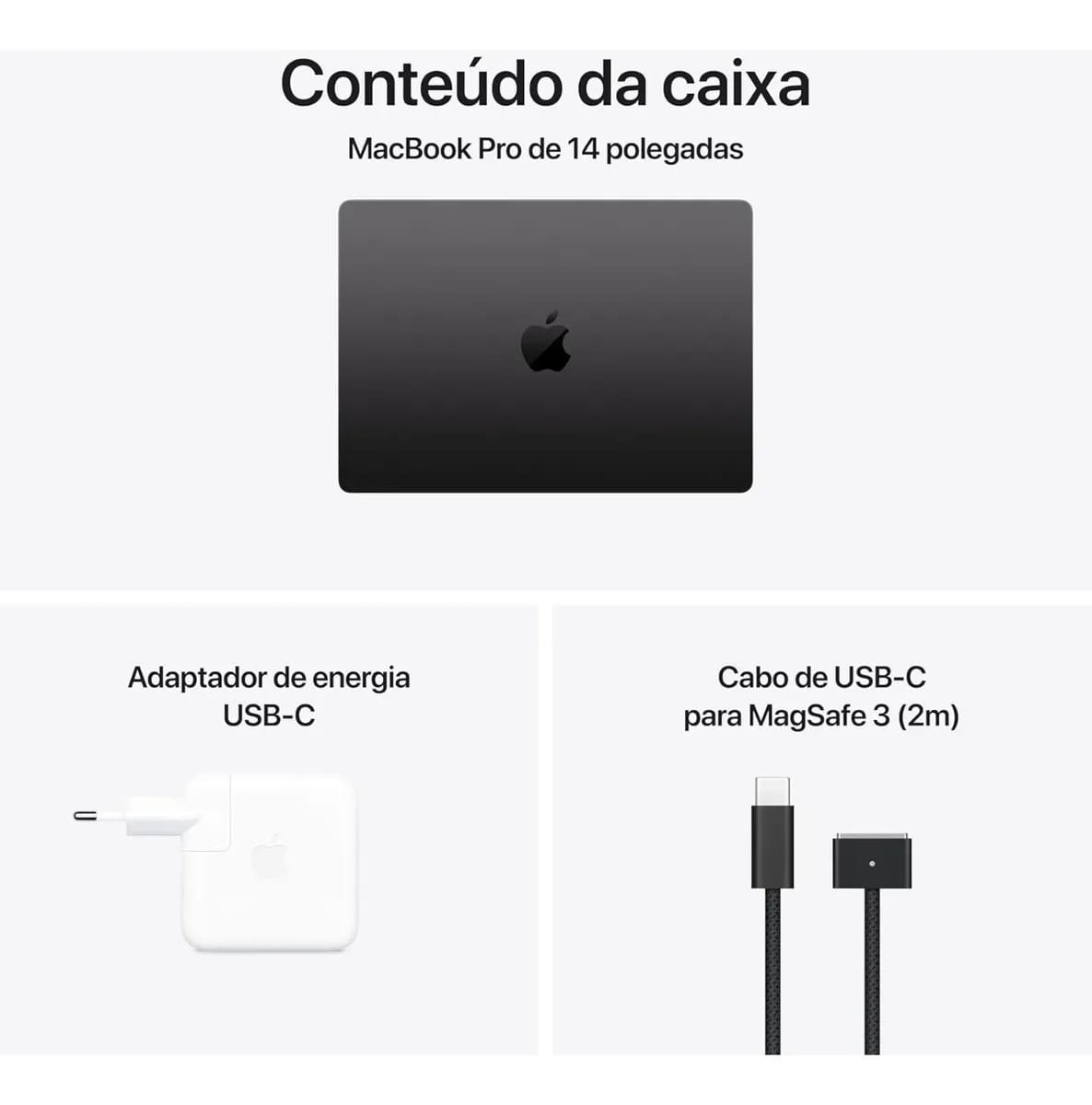 Apple Macbook Pro 14 Chip M4 24gb Ram 512gb Ssd - Preto-espacial Preto-espacial