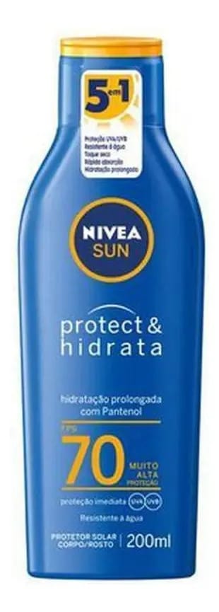 Nivea Sun Fps70 Protetor Hidratante 200ml
