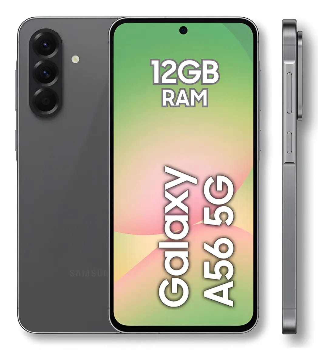 Samsung Galaxy A56 5G Sim 5G Dual SIM 256 GB, grafite incrível, 12 GB de RAM