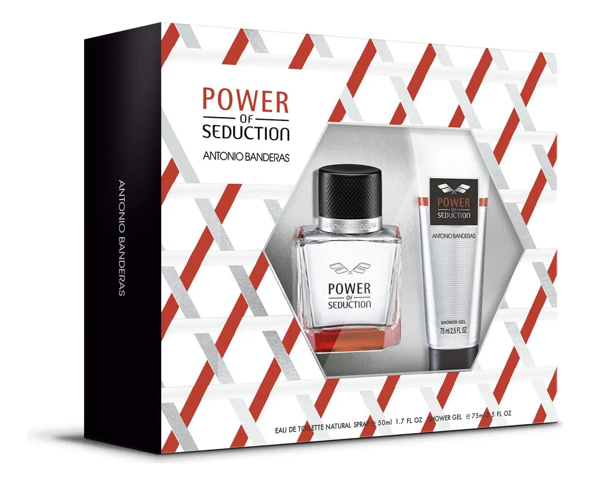 Conjunto Power Of Seduction Edt 50ml + Gd 75ml Antonio Banderas