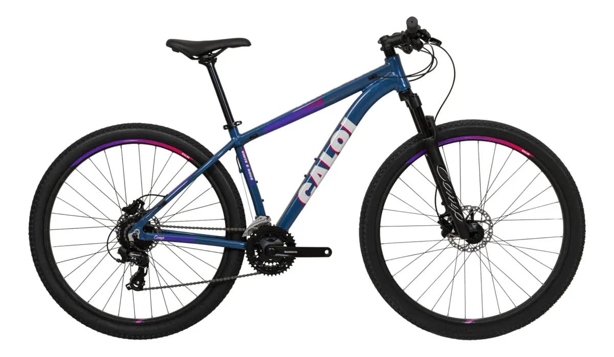 Bicicleta Mtb Aro 29 Caloi Comp 24v Azul Tam17 A26