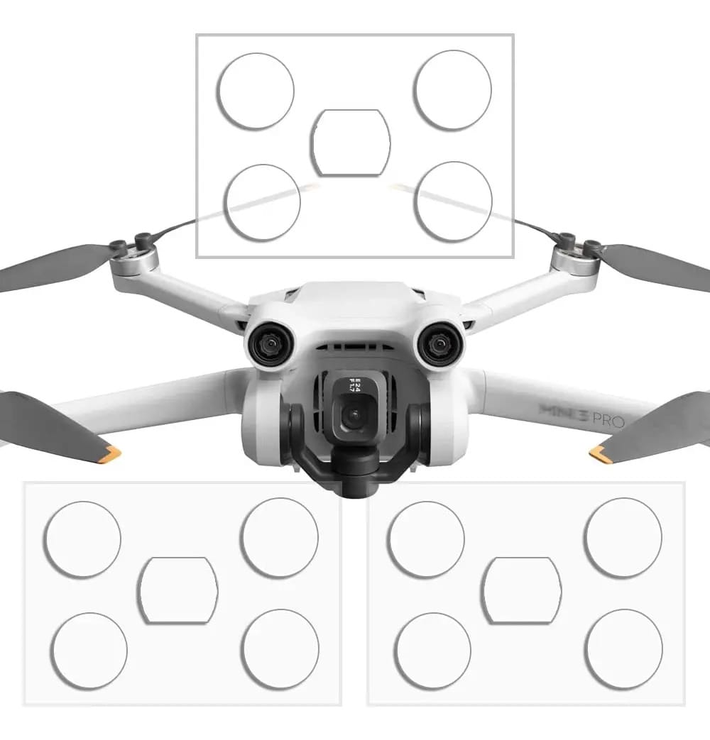 Protetor de lente Idapro Sensor para DJI Mini 3 Pro/DJI
