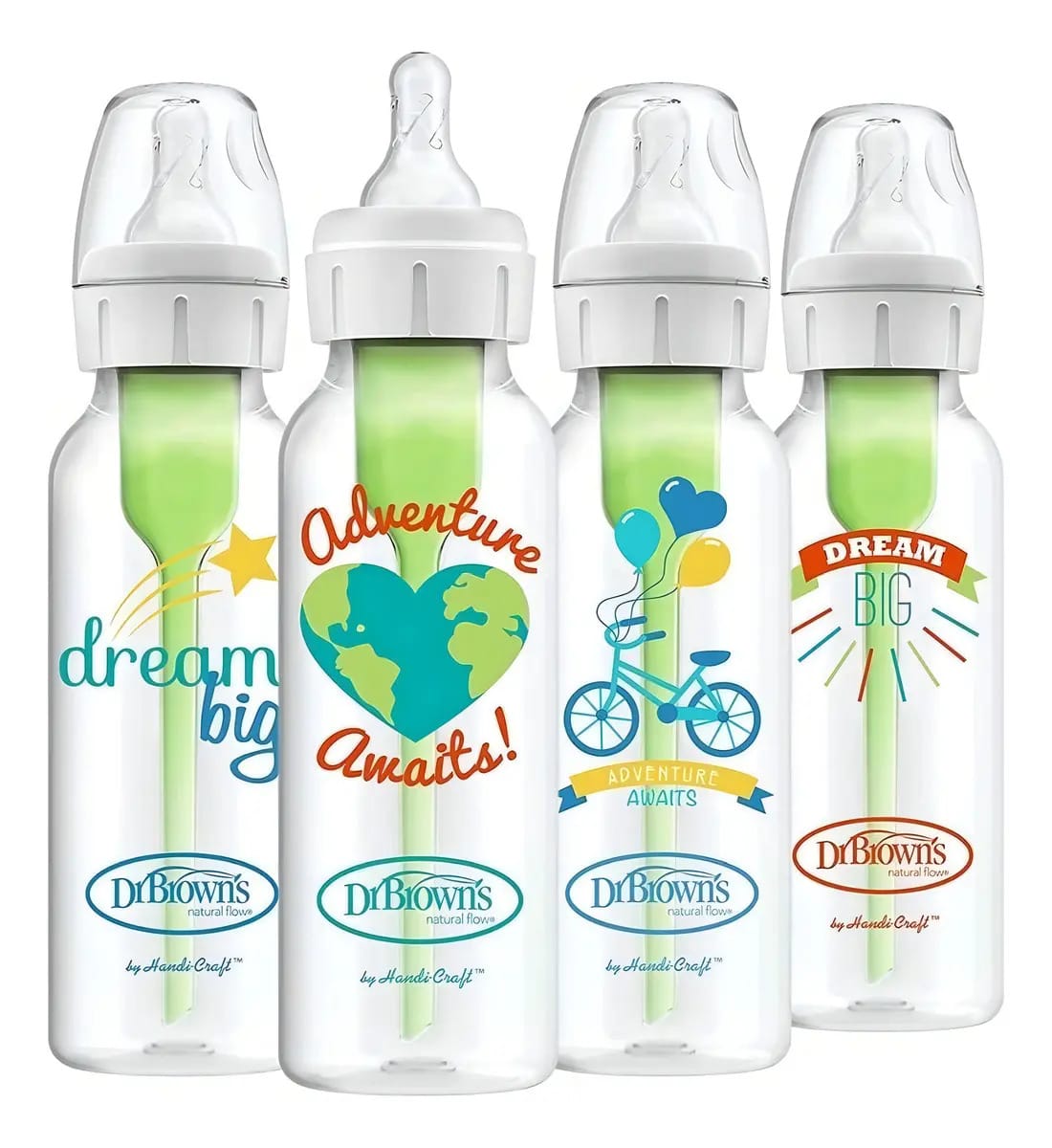 Dr Browns Options Plus Standard Dream Bottle de 8 onças, 4 unidades