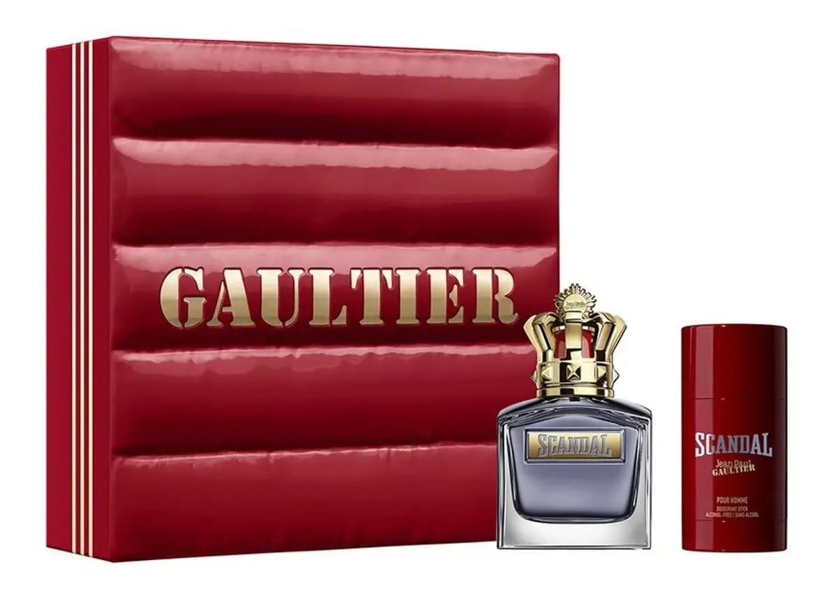 Conjunto de perfumes masculinos Jean Paul Gaultier Scandal Edt 100ml