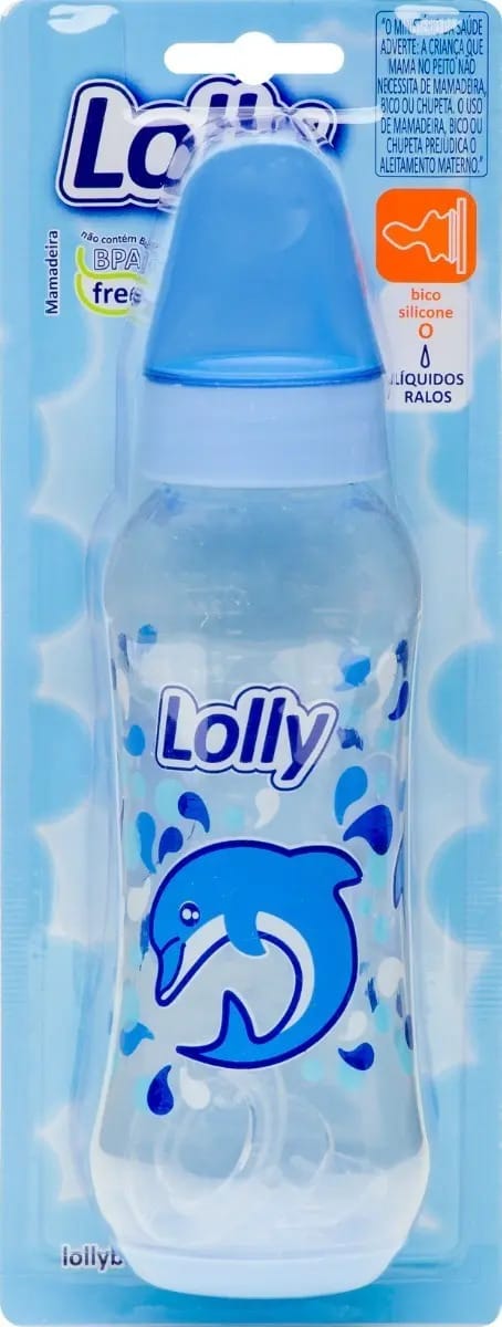 Mamadeira Oceano 250ml Bico Orto Silicone - Lolly