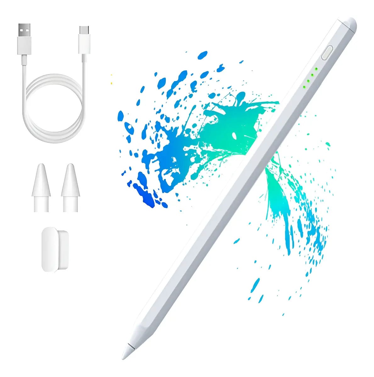 Caneta Apple Pencil 1/2 branca para iPad 2018