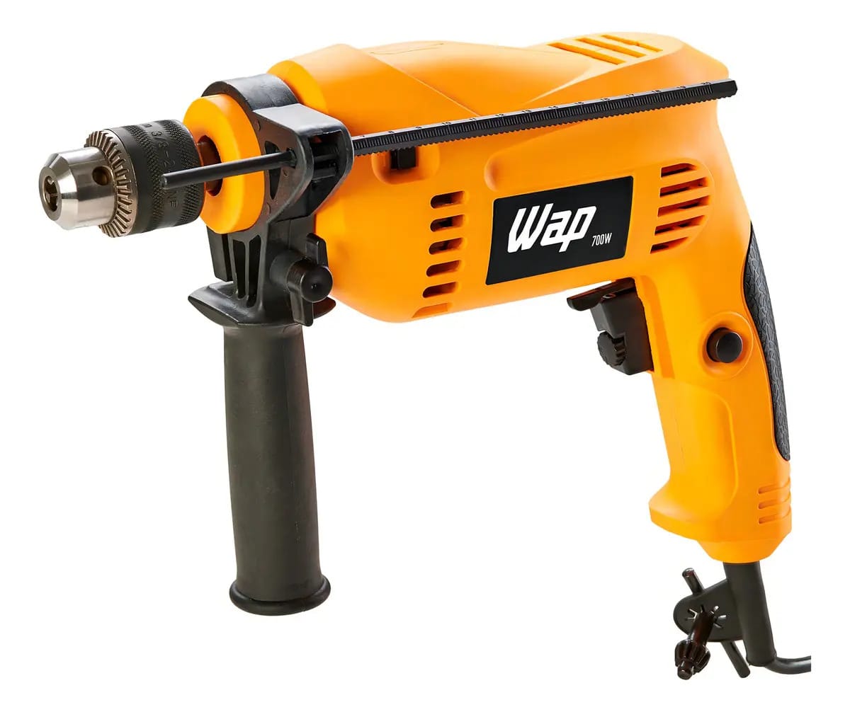 Furadeira e Parafusadeira de Impacto WAP EFPI 700K10 com Controlador de Velocidade 700W
