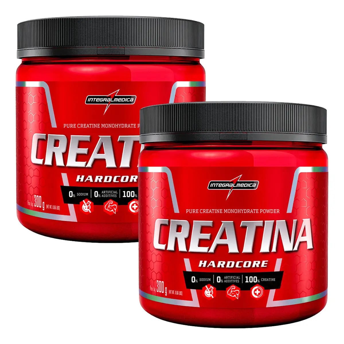 Kit 2x Creatina Monohidratada - Integralmédica 300g