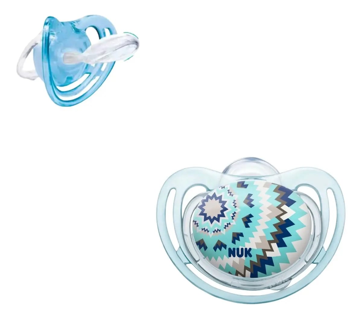 Chupeta Freestyle Max Air Flow 6m+ Bico Oral Fit Azul Nuk Período De Idade 6-12 Meses