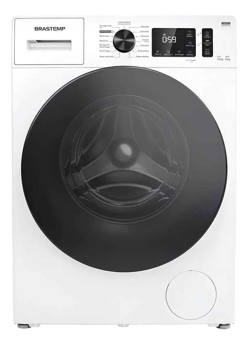 Lava E Seca Brastemp 10kg/6kg Smart Branco Bno10ab