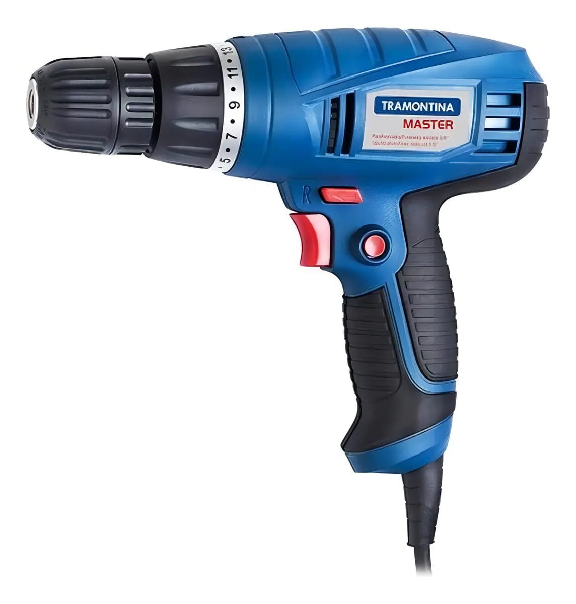 Parafusadeira Furadeira 280 W 3/8 Tramontina Cor Azul Frequência 50 Hz/60 Hz