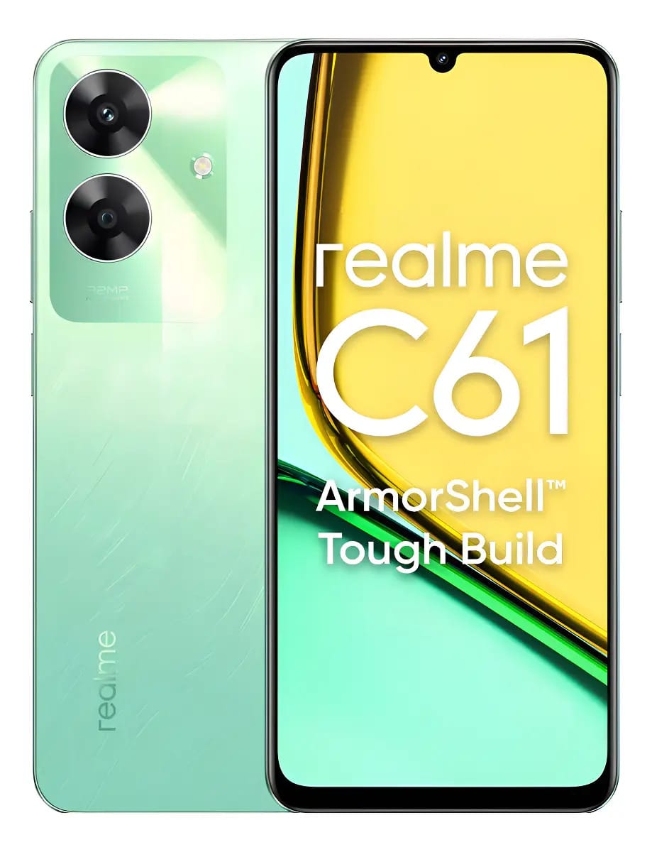 Celular Realme C61 6ram 256gb Nfc Cor Verde-claro