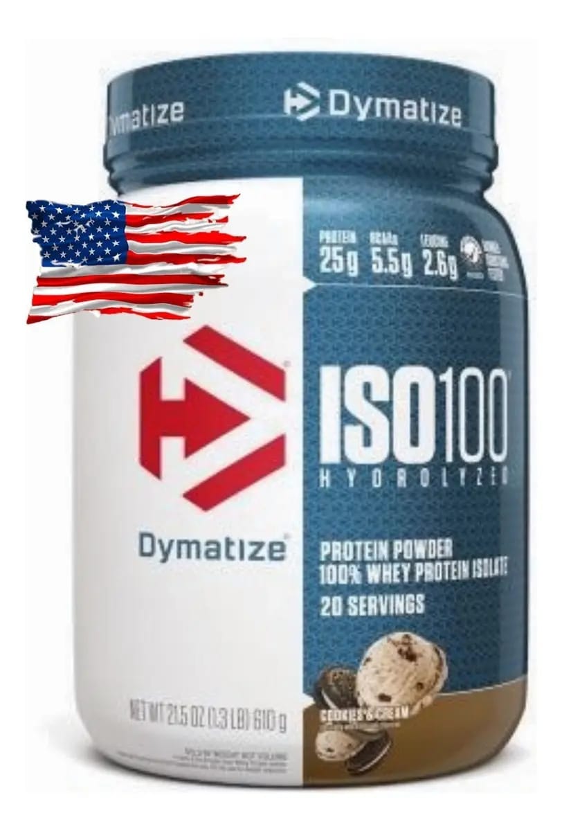 Whey Protein Iso 100 Dymatize Hidrolisado 610g Cookies & Cream