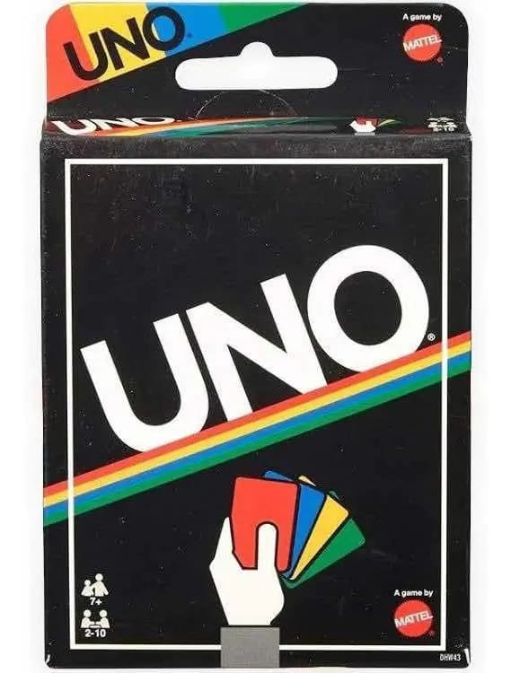 Jogo de tabuleiro de cartas Uno Retro Edition Mattel