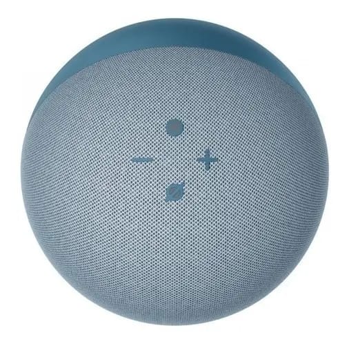 Echo Dot 4° Geração Amazon Alexa Cor Azul-turquesa