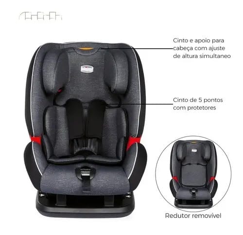 Cadeirinha Para Auto Akita 9 A 36 Kg - Chicco Cor Intrigue