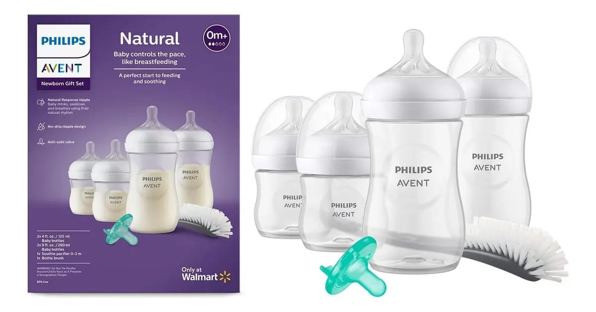 Conjunto de mamadeiras Avent Natural Newborn