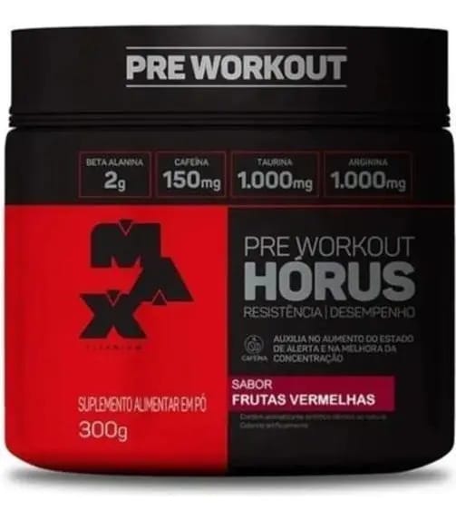 Pré Treino Hórus 300g - Max Titanium