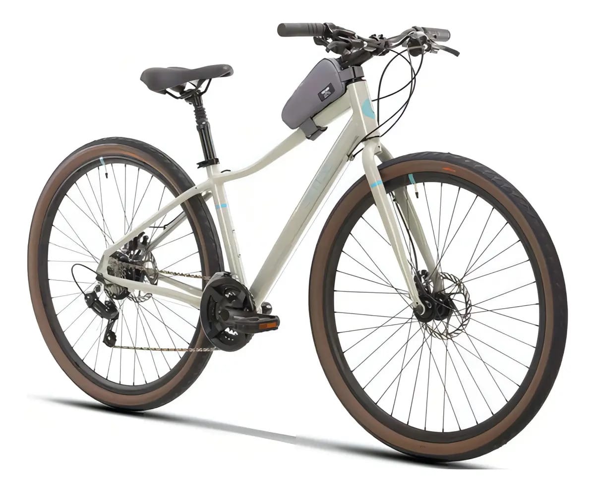 Bicicleta Urbana Sense Move Fitness 2024 Shimano 21 Vel Cor Cinza Tamanho do Quadro S