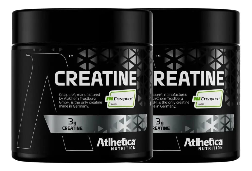 Kit 2x Creatina Creapure Monohidratada 300g - Atlhetica Sabor Sem Sabor