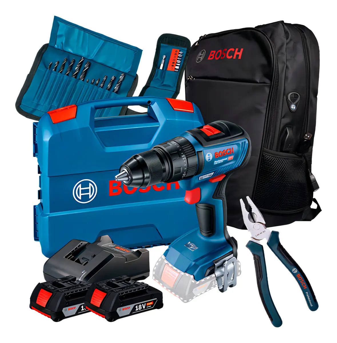 Furadeira Parafusadeira Bateria 18v Gsb18v50 Bosch