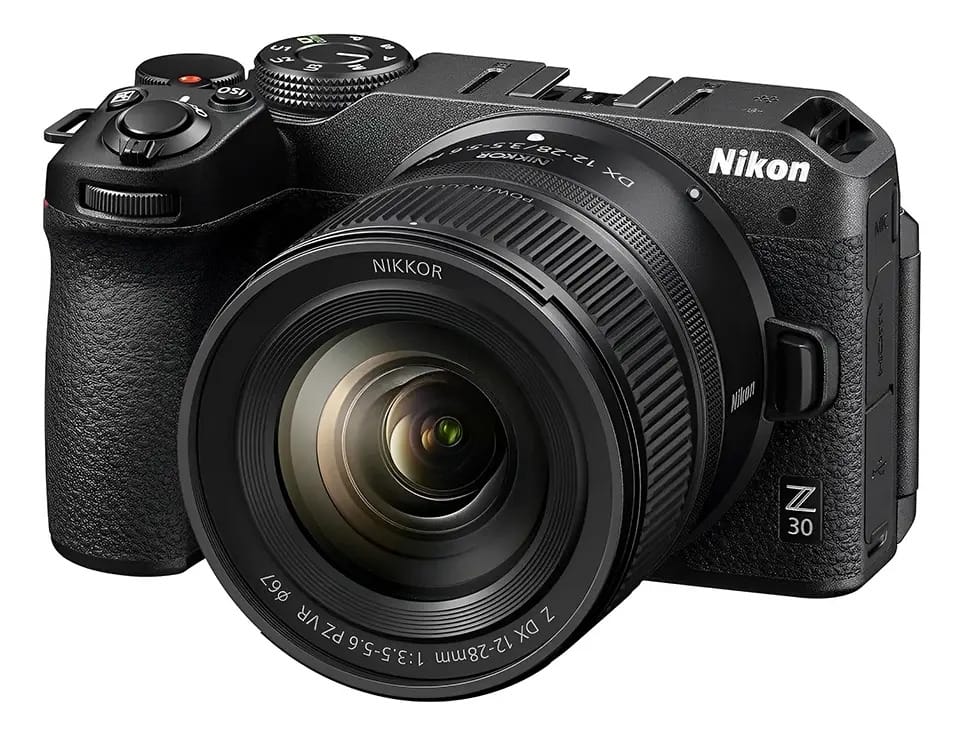 Câmera Fotográfica Nikon Z30 Com Lente Dx 12-28mm Preta
