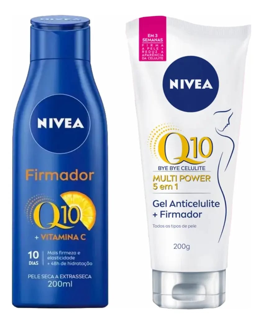 Nivea Firmador Q10 Pele Seca E Bye Bye Celulite Q10 - 200ml