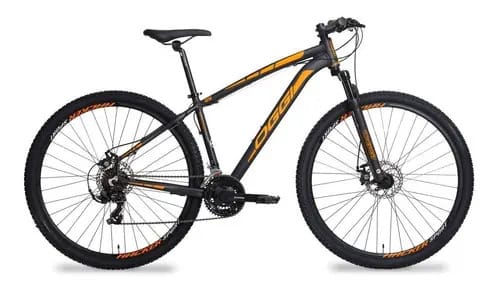 Bicicleta Oggi Hacker Sport 2019 Laranja - Tamanho 15.5 Tamanho do quadro 15.5