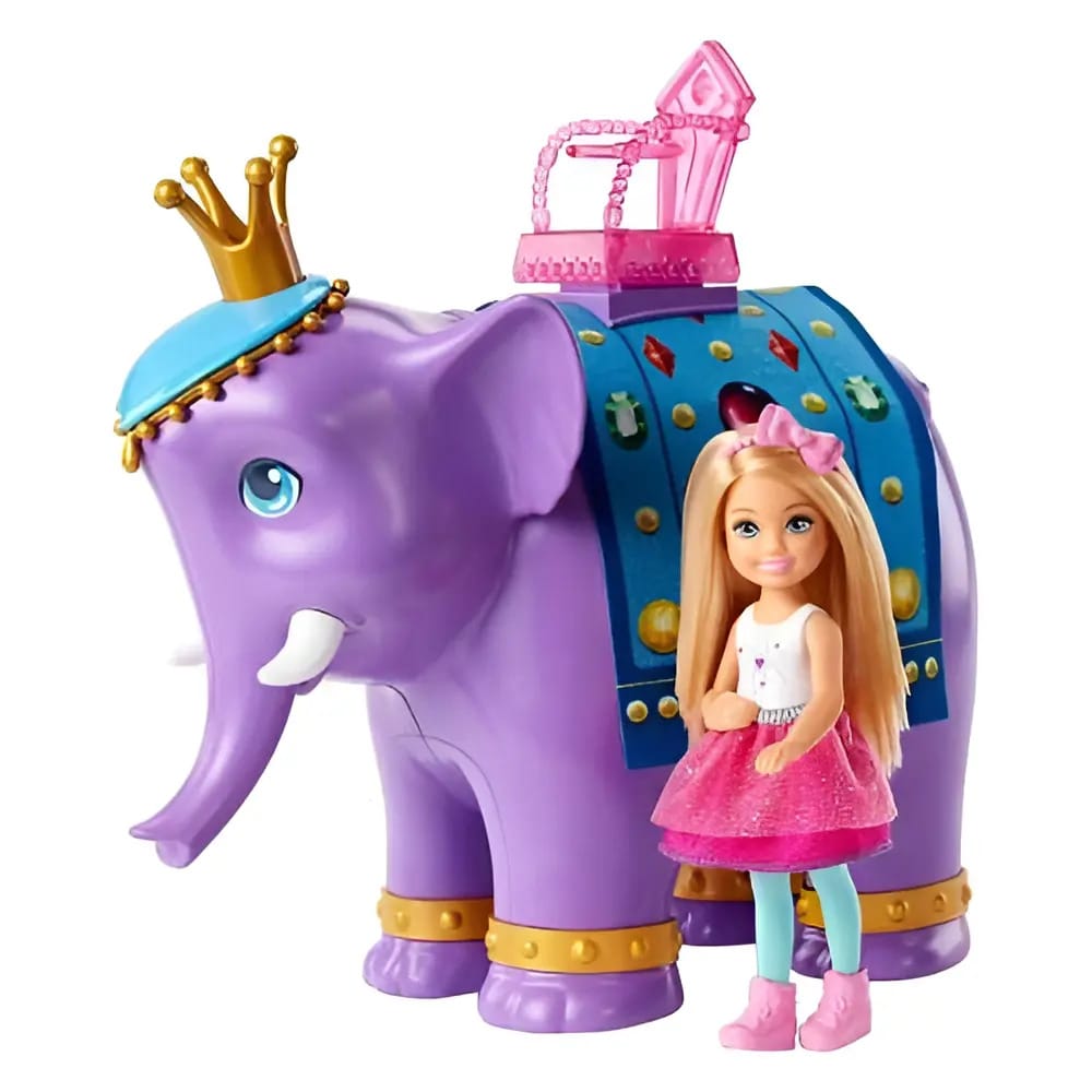 Boneca Barbie Chelsea Dreamtopia and Elephant FPL83