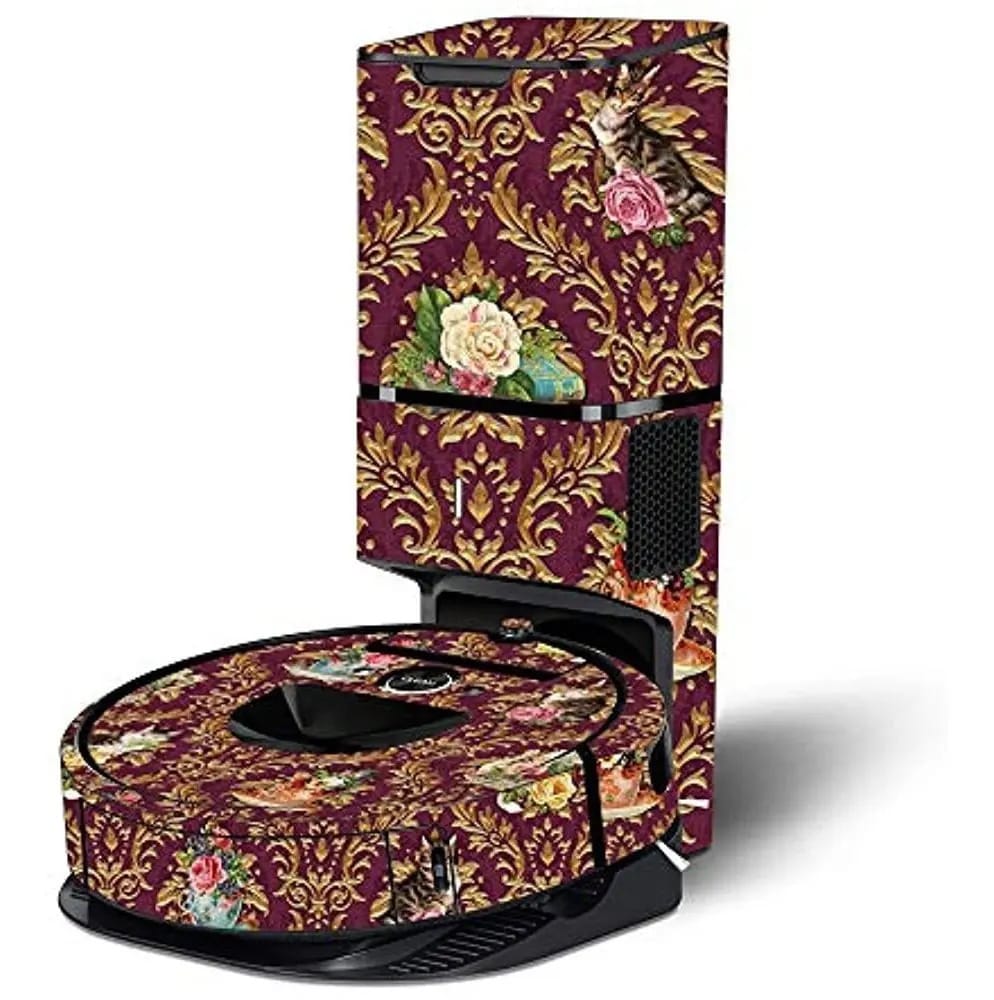 Irobot Roomba i3 robot Damask de gato para hora do chá