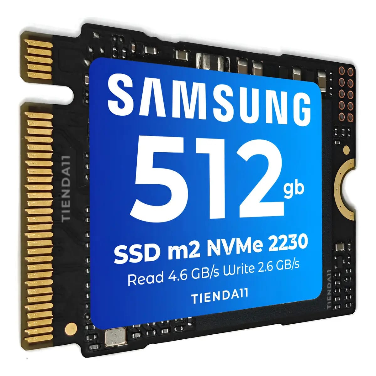 Disco rígido Ssd 512gb Samsung 2230 M2 Nvme Bm9c1 cor preta
