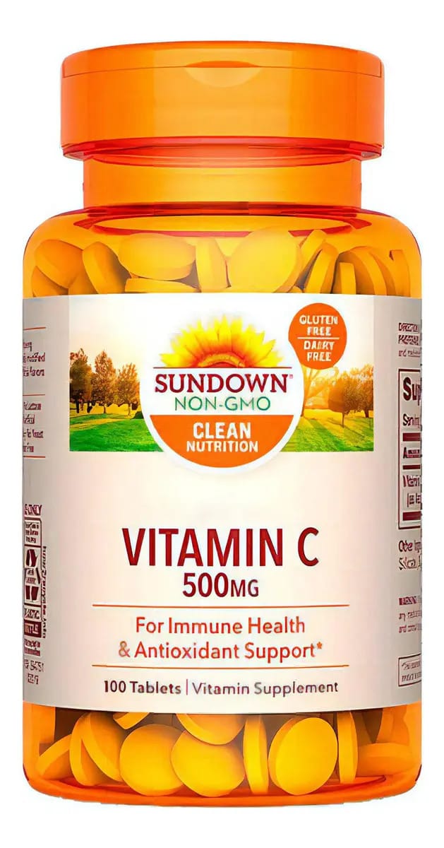 Vitamina C - Sundown Naturals - 100 cápsulas de 500 mg