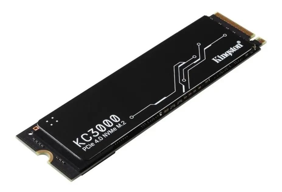 Hd Ssd M.2 512gb Kingston Kc3000 - 2280 Nvme Pcie 4.0 - Skc3000s/512g - Preto