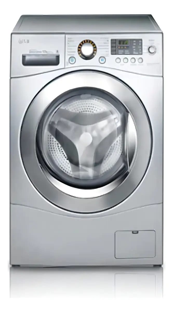 Máquina de lavar automática LG hasta 10kg - prata