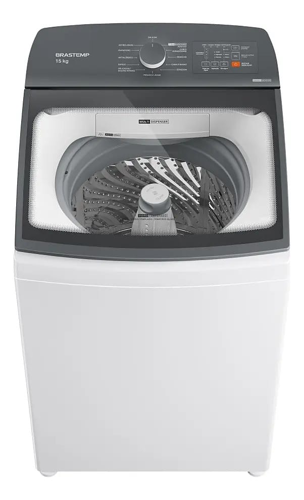 Lavadora De Roupas Brastemp 15kg Branca - Bwf15ab Cor Branco