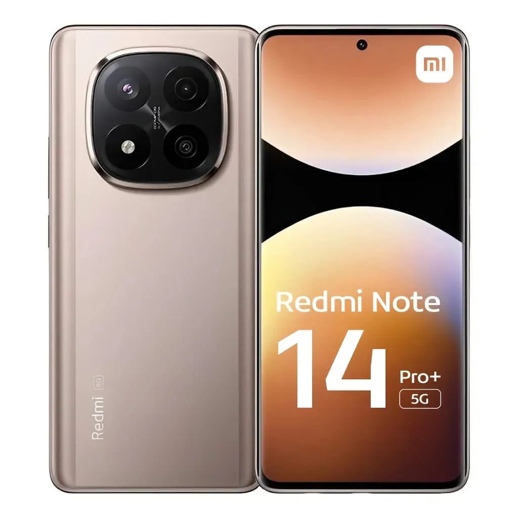 Xiaomi Redmi Note 14 Pro Plus 5G de 256 GB e 8 RAM dourado