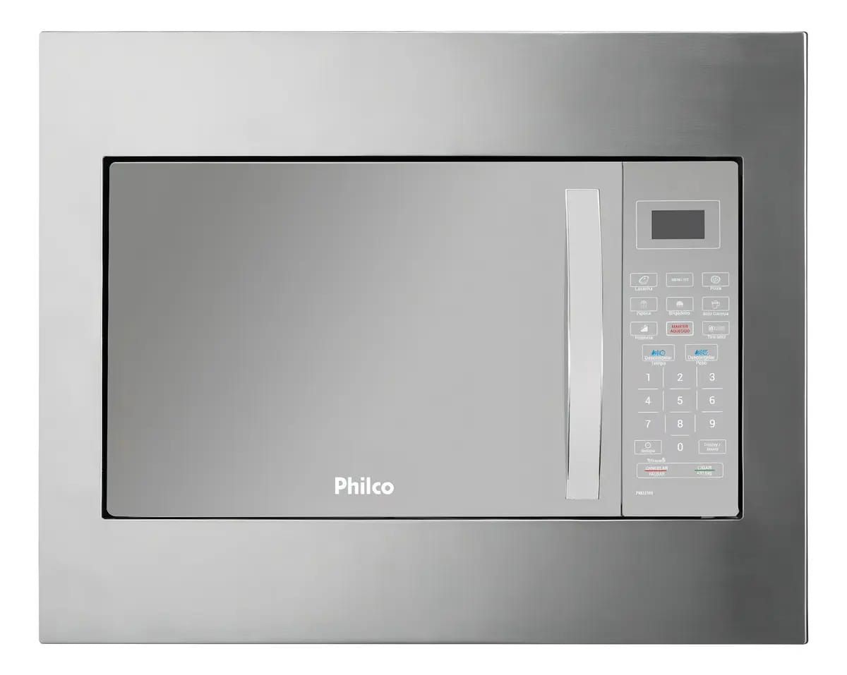 Micro-ondas Philco PMB33EB prata 32L