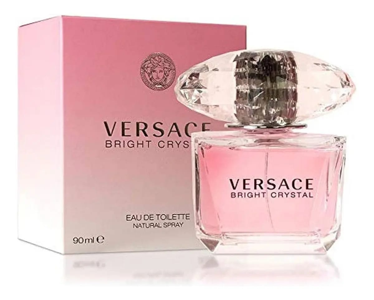 Perfume Versace Bright Crystal Edt 90ml Para Mulheres