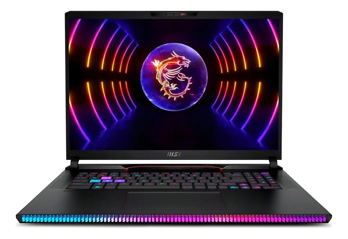 Notebook Msi Ge78 17 I9 13a 32gb 2tb Rtx4080 Bajo Pedido Cor Preto
