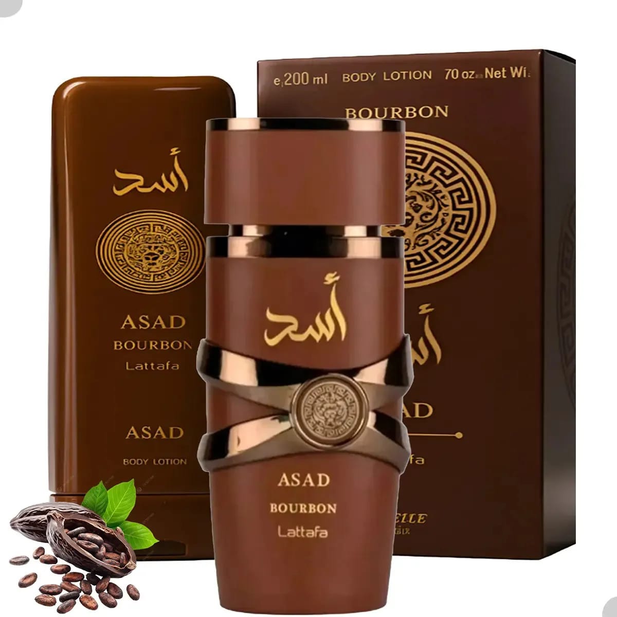 Perfume Árabe Lattafa Asad Borbon Com Creme Asad Borbon Bisnaga Isabelle La Belle Mais Vendido