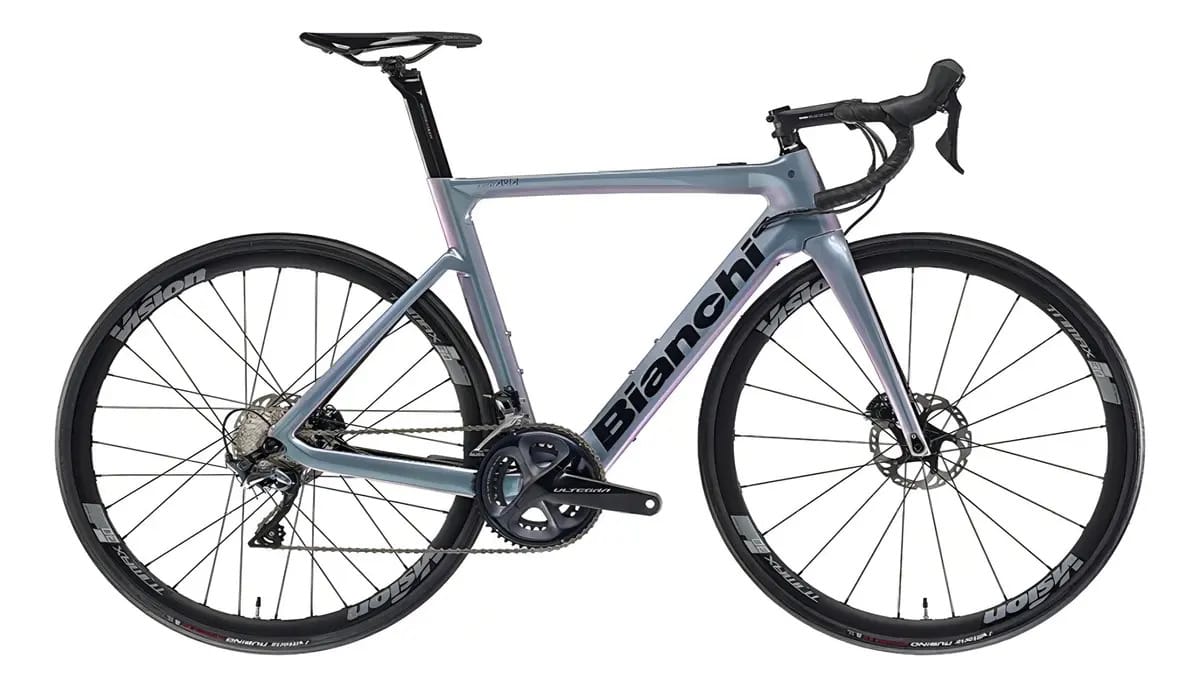 Bicicleta elétrica Bianchi Aria E-Road Silver