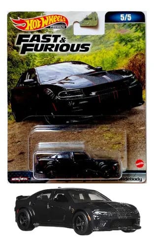 Hot Wheels Dodge Charger Srt Hellcat Fast E Furious Preto