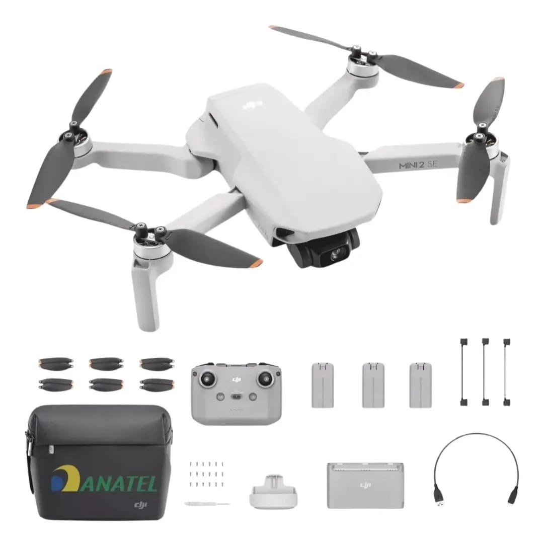 Drone Dji Mini 2 Se Combos Fly More Cor Cinza