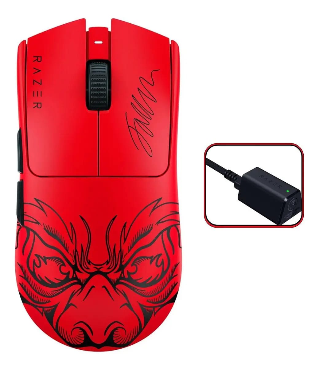 Mouse Razer Viper V3 Pro Faker Sem Fio 54g 8k Polling Cor Vermelho