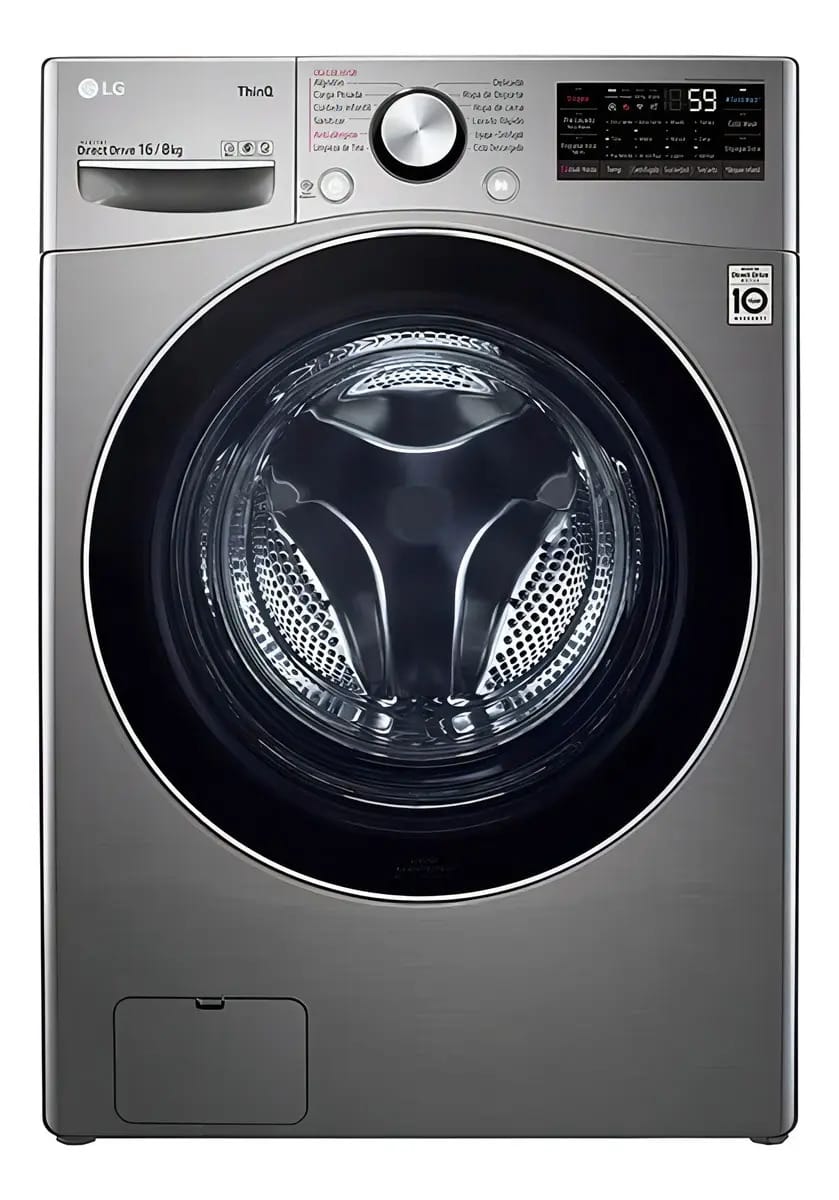 LG WD16EG2S6 inversor prata lavadora-secadora automática 16kg