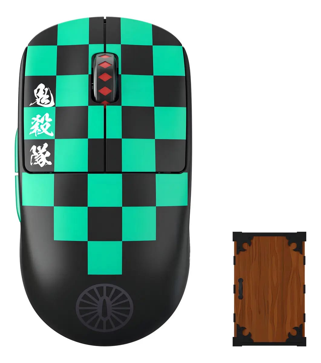 Mouse Pulsar X2v2 Demon Slayer Tanjiro 4k Special Pack 53g Cor Verde